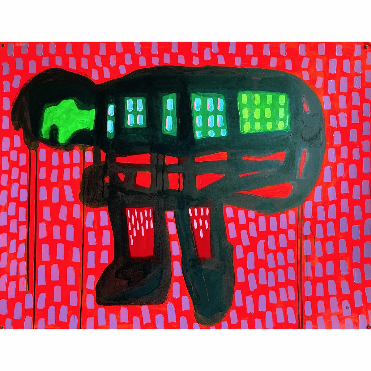 “Griever” / Acrylic and Ink on Museum Board / 31” x 40” /2006-2012 / NFS