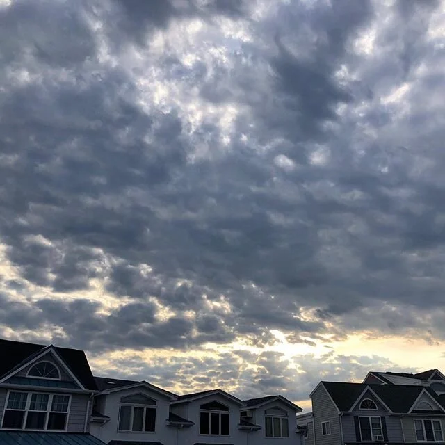 There was evening, and there was morning: a beach day.