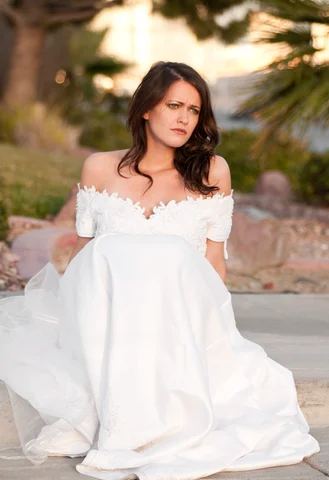A disappointed bride is never good.
