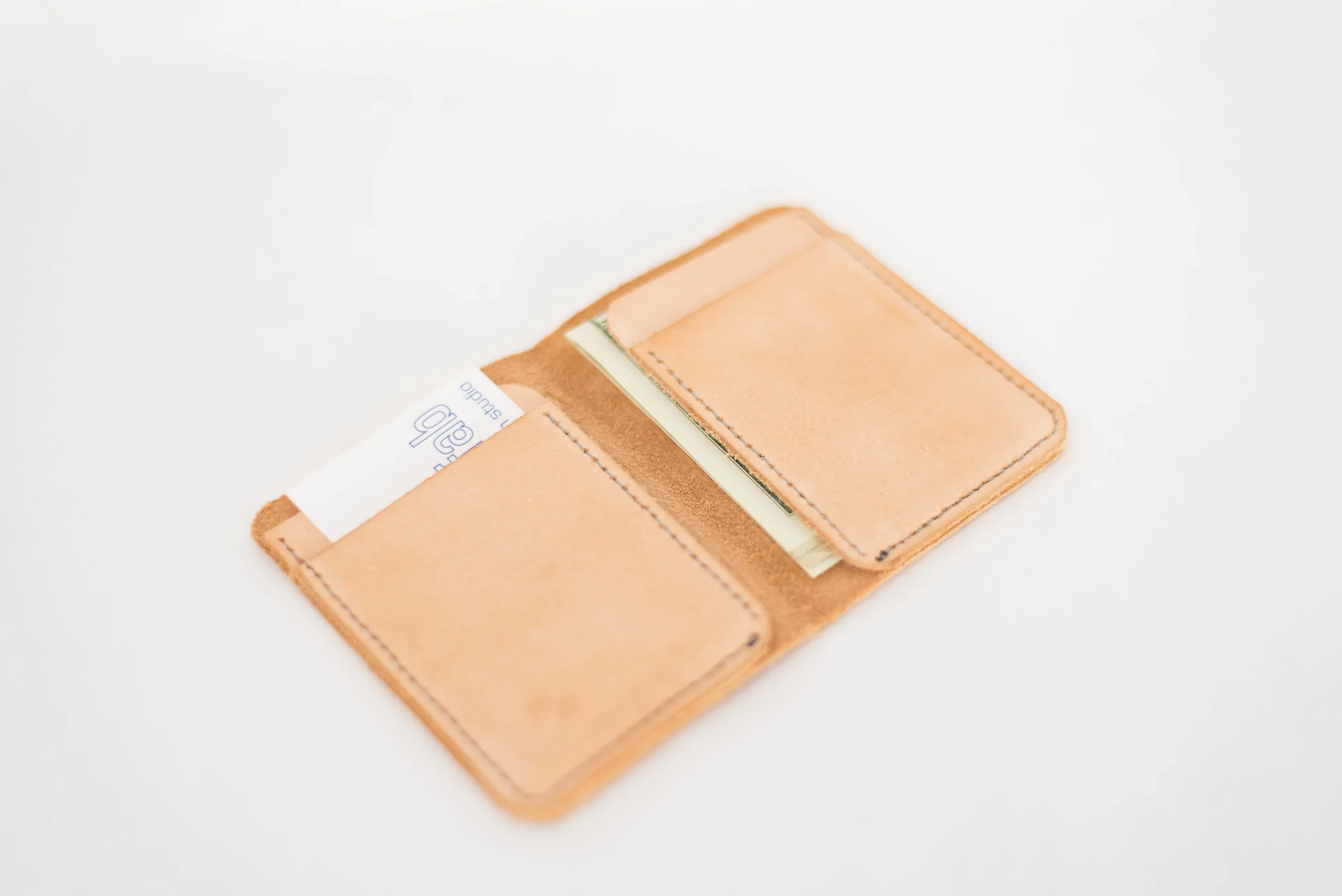 Natural Bi-Fold Wallet