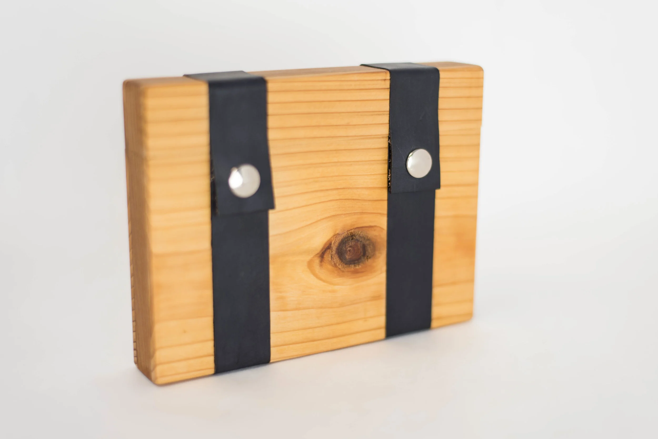 Cedar with Black Leather