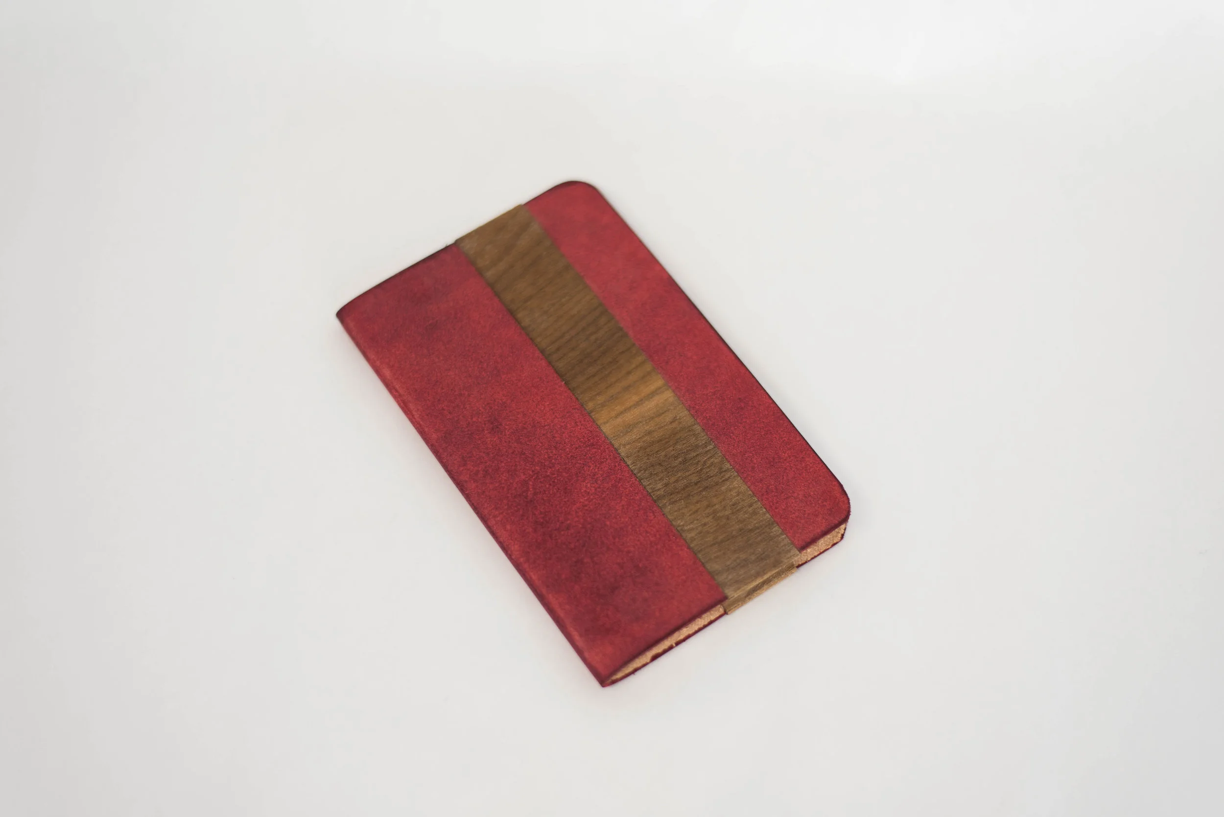 Red with Walnut Veneer