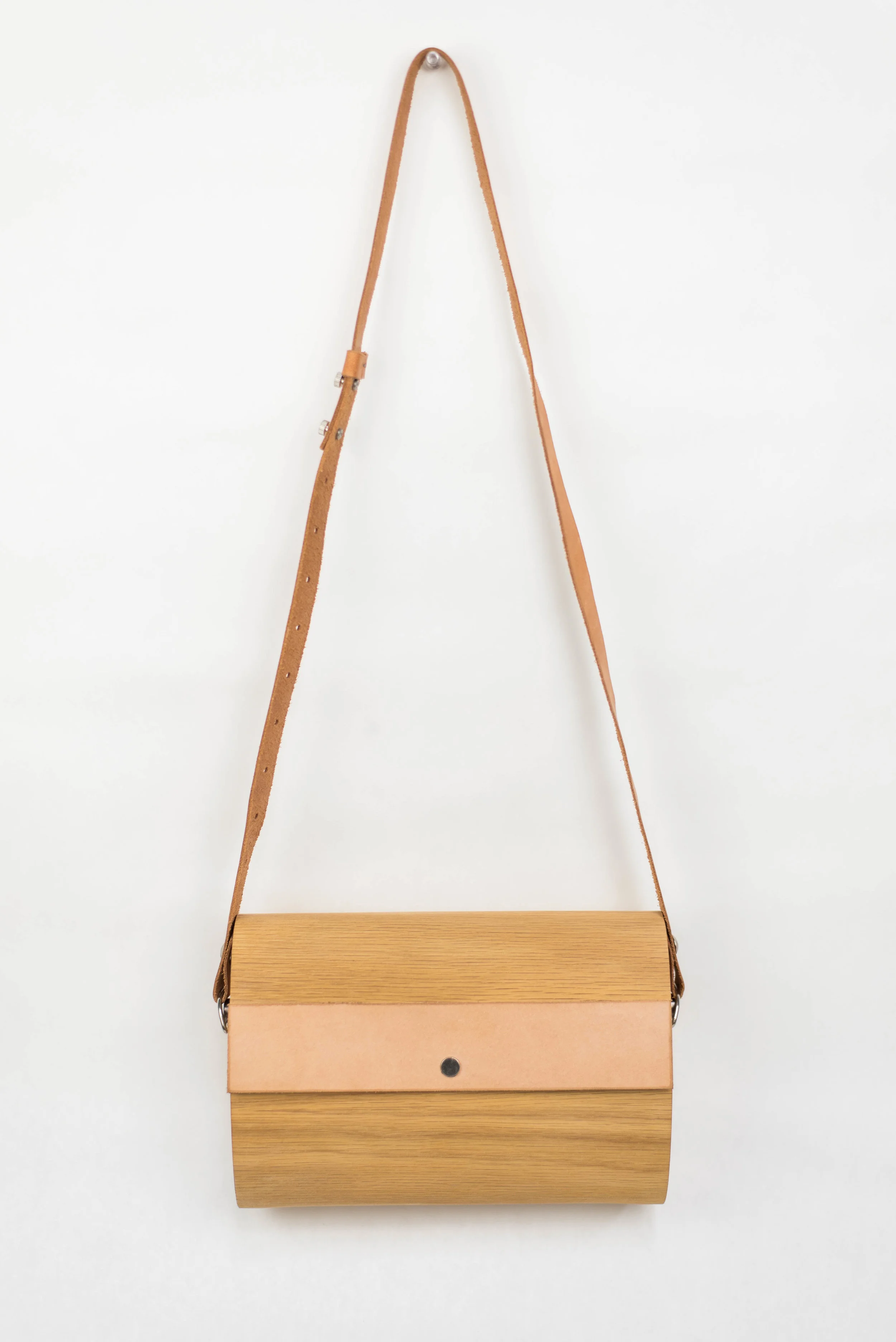 White Oak with Natural Leather