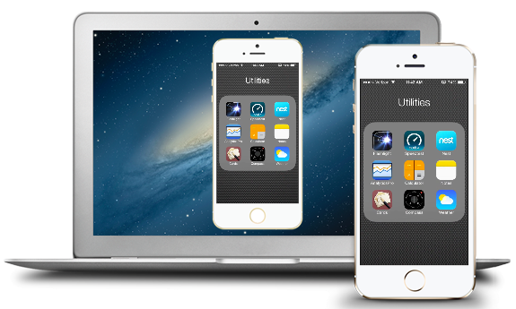 Put an iPhone screen on a computer, complete with device frame