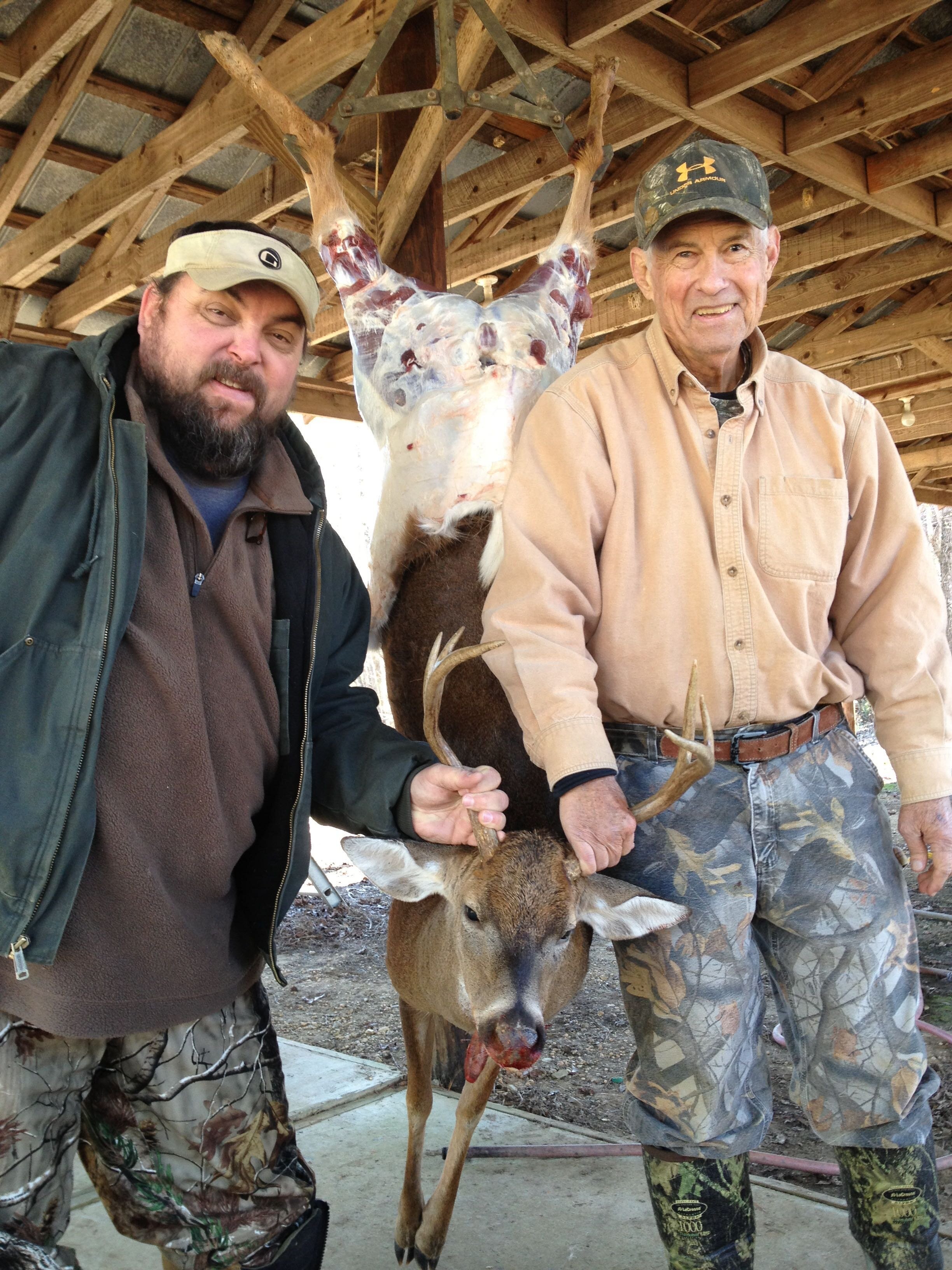 Gary's deer with Jason.JPG