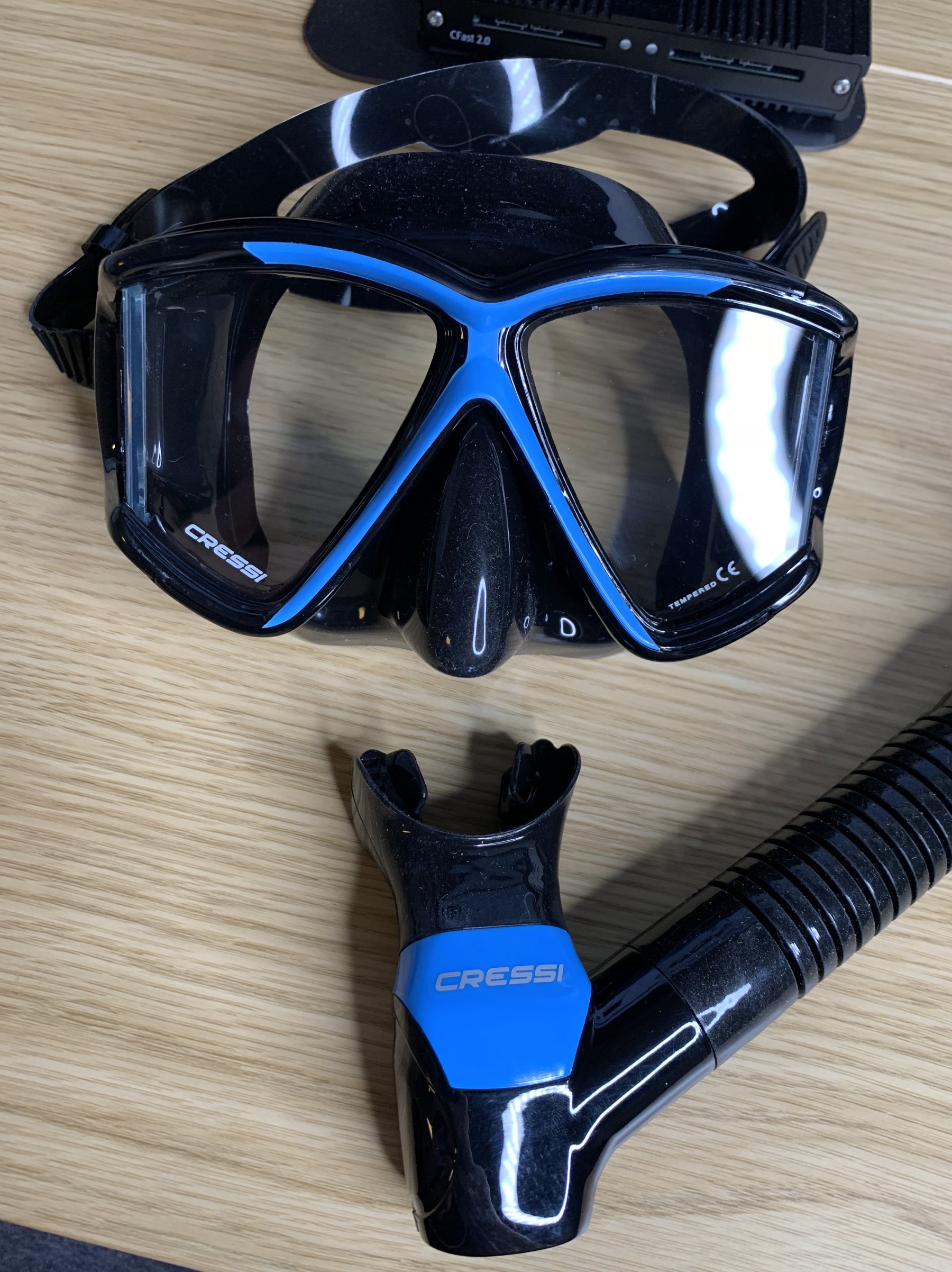 Photo of my actual snorkel that just got delivered by amazon.