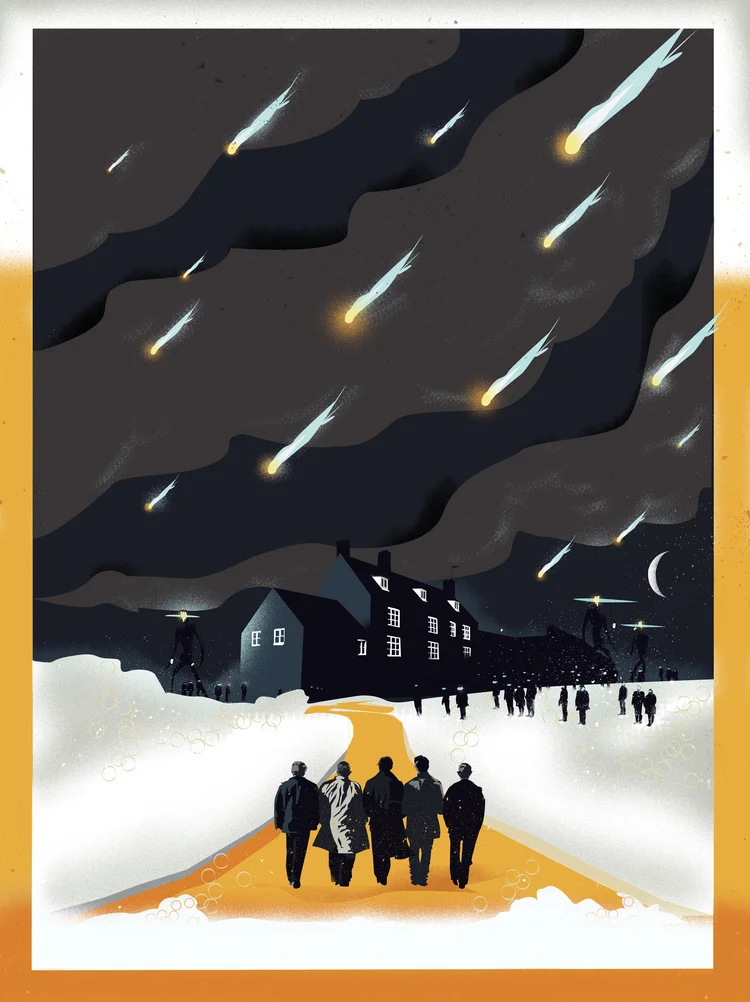 Pub Crawling The Yellow Brick Road 18" x 24"&nbsp;Giclee on Archival Paper Limited Edition of 20 $40 