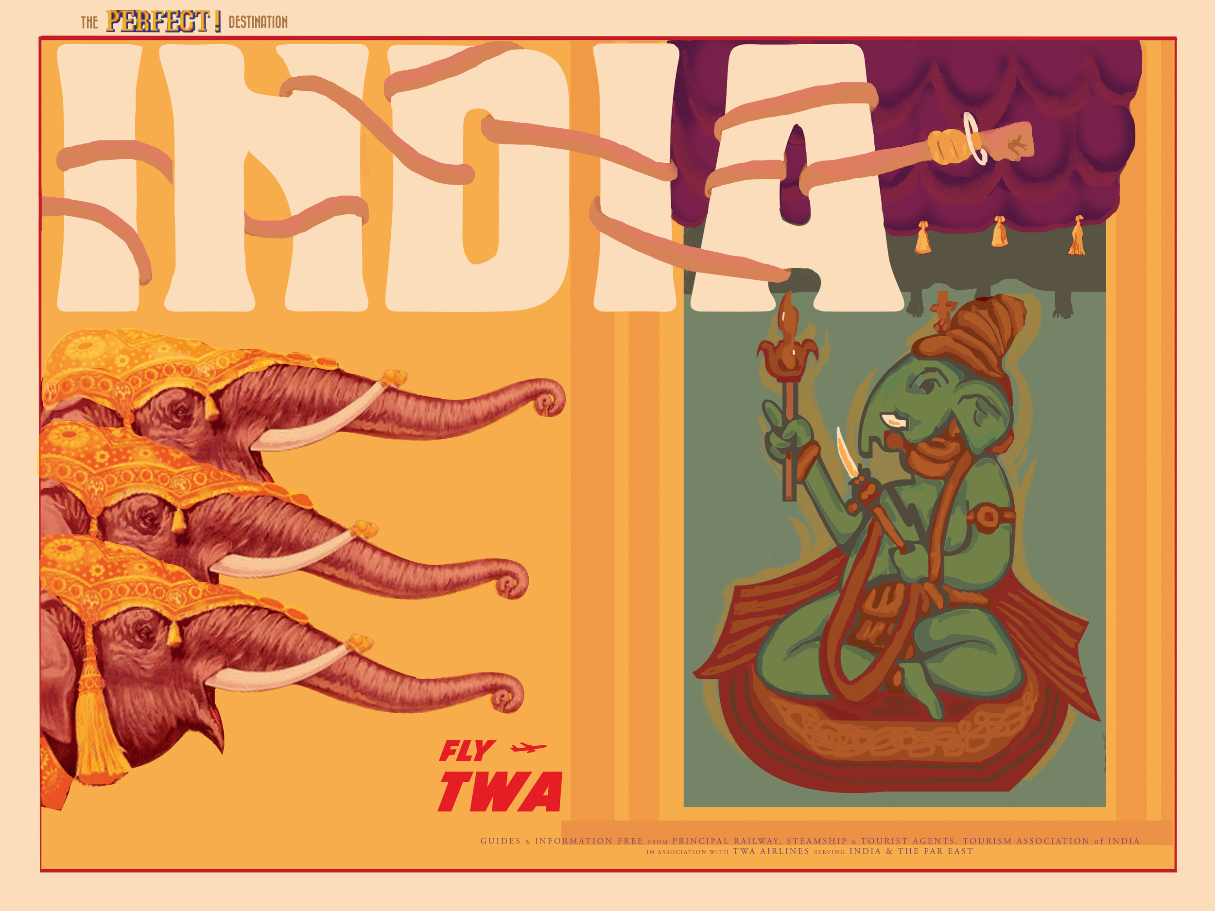 Indiainspired by Street Fighter24" by 18"Giclee Print on Archival PaperSigned &amp; Numbered Limited Edition of 5030.00