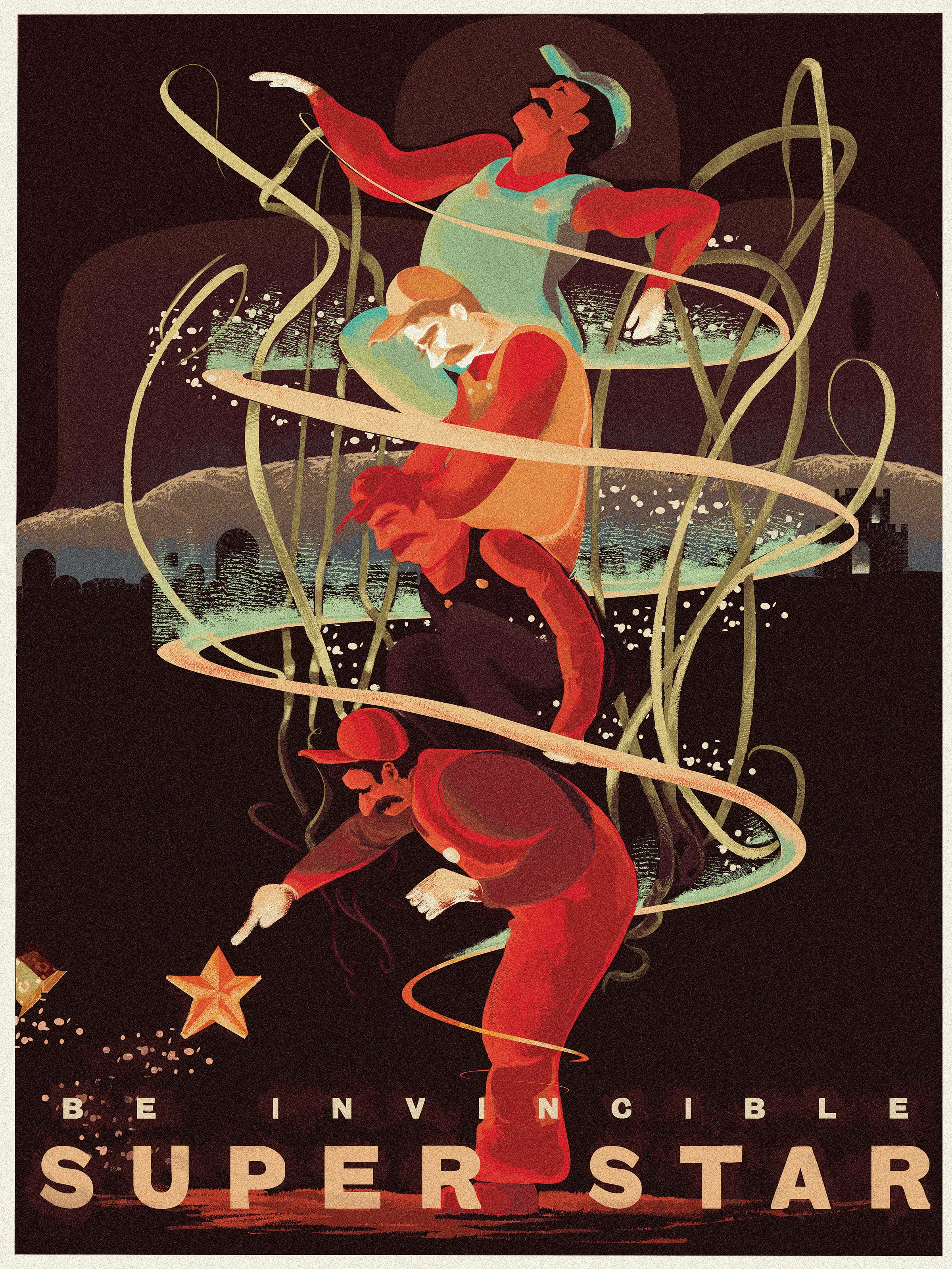 Super Star18" by 24" Giclee printHand SIgned &amp; NumberedLimited Run of 10030.00 USD