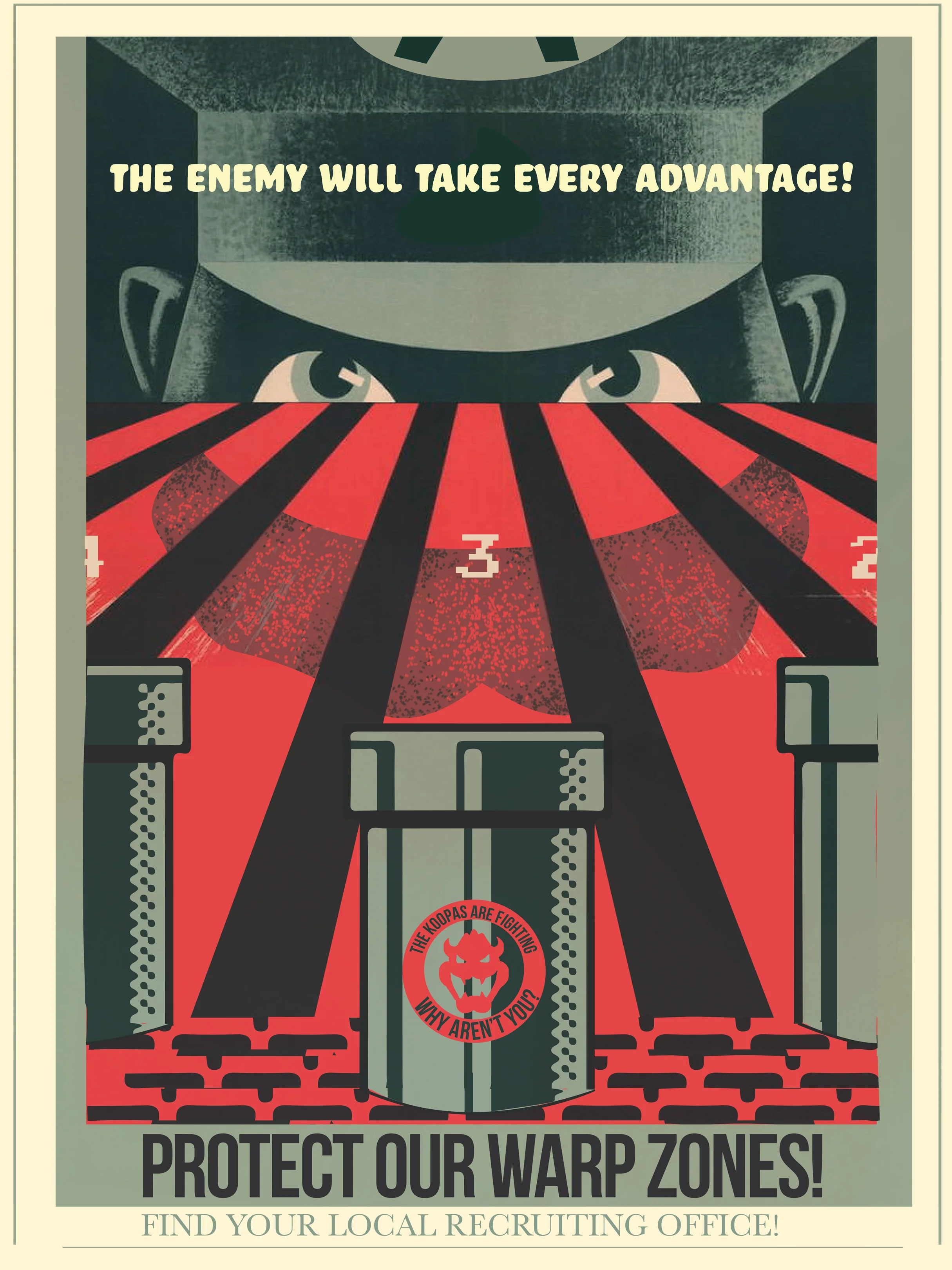 Mario Propaganda - Protect our Warp Zones