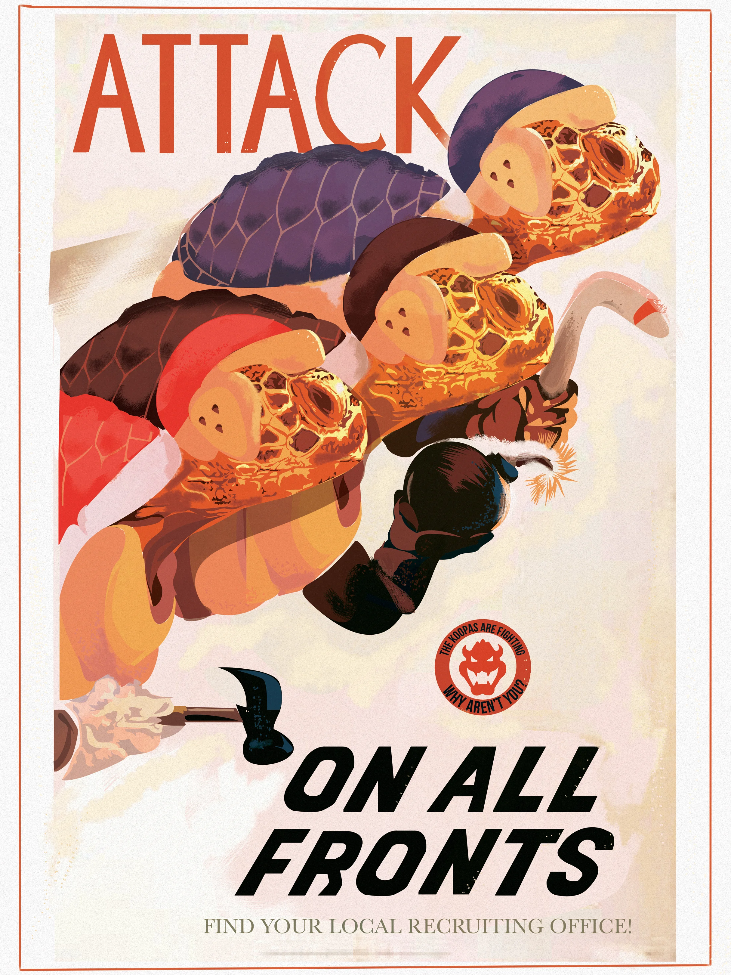 Mario Propaganda - Attack on All Fronts