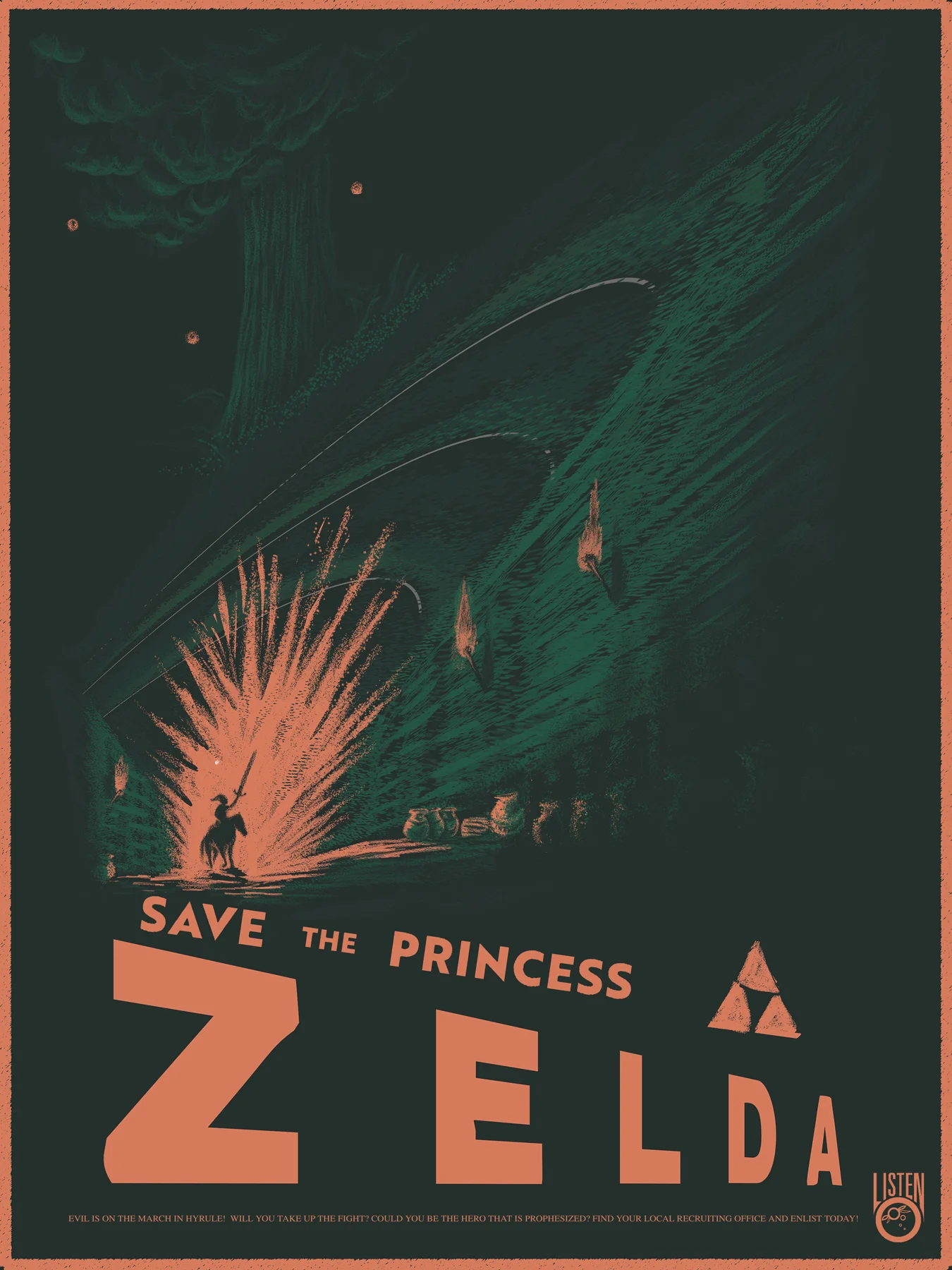 Save the Princess - Zelda Propaganda