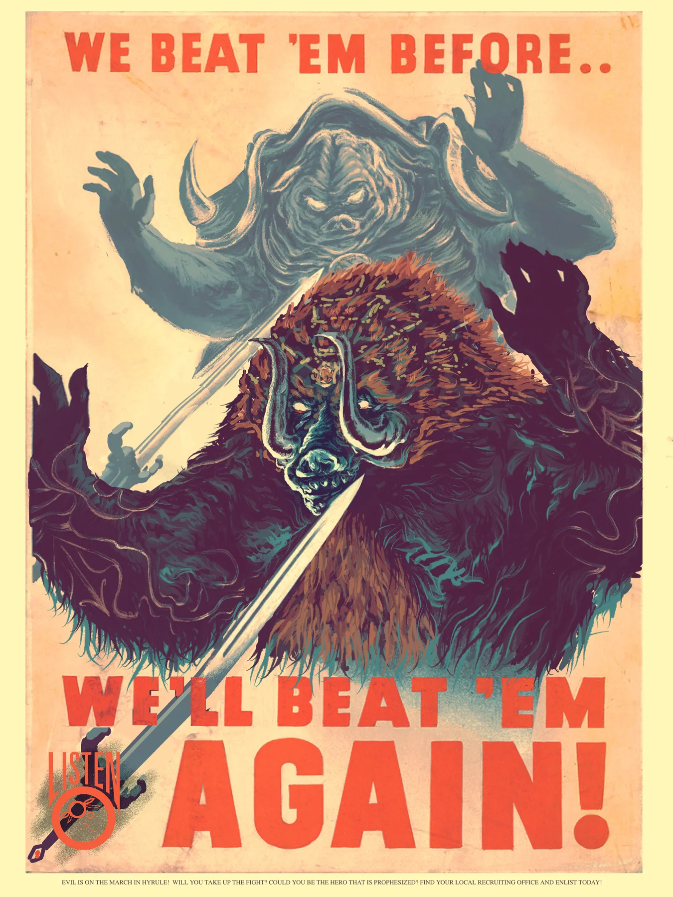 We'll Beat 'Em Again - Zelda Propaganda