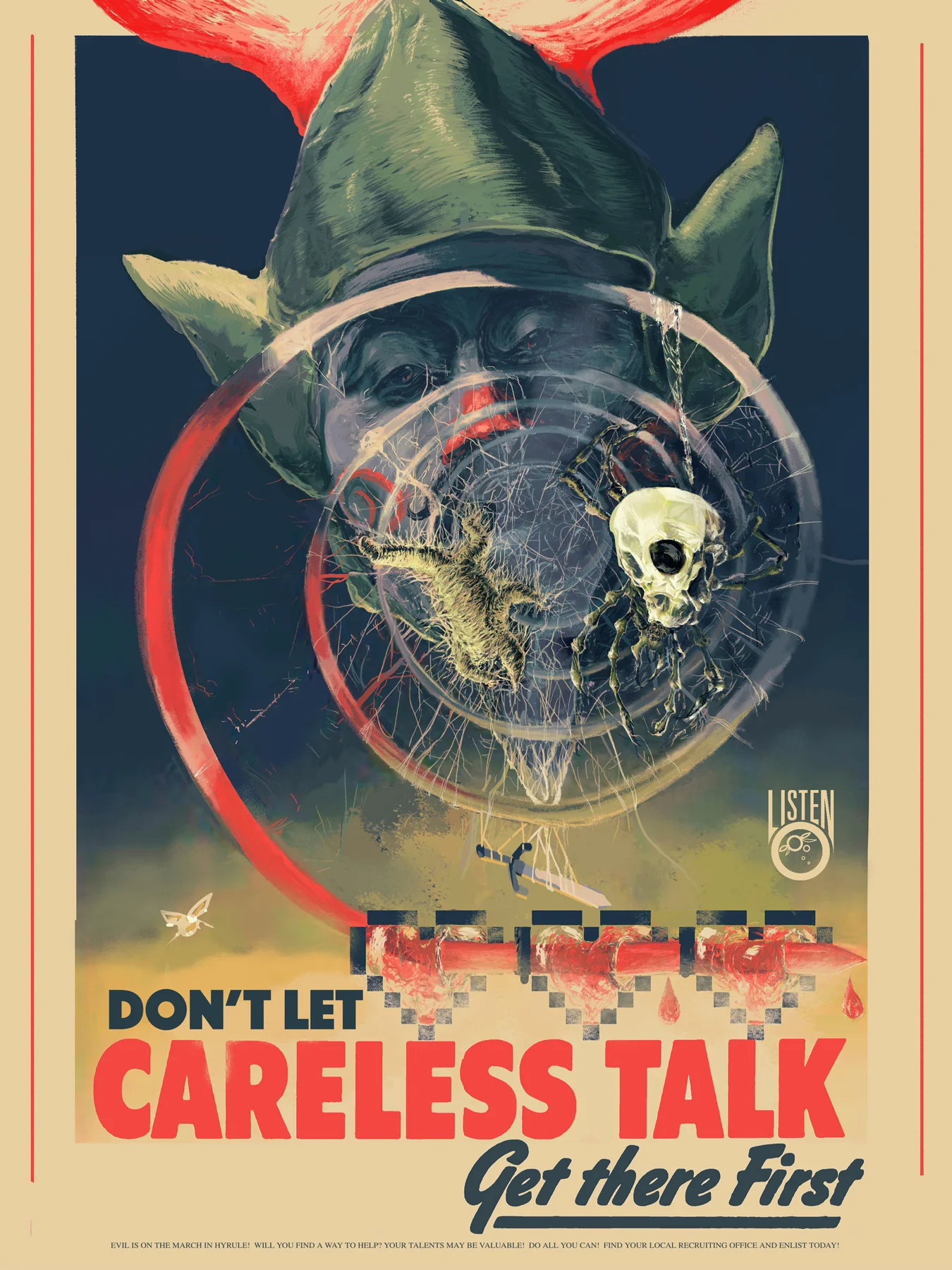 Careless Talk - Zelda Propaganda