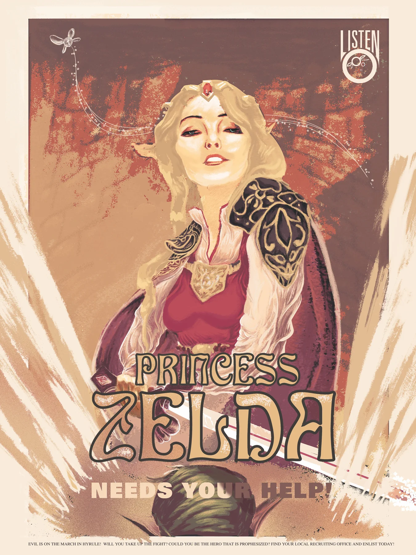 Princess Zelda Needs You - Zelda Propaganda
