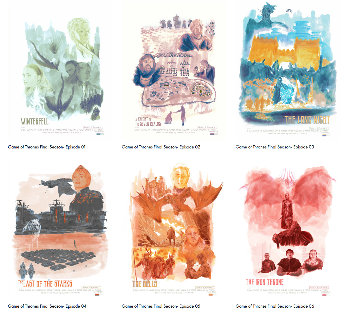 Game of Thrones Final Season Set
