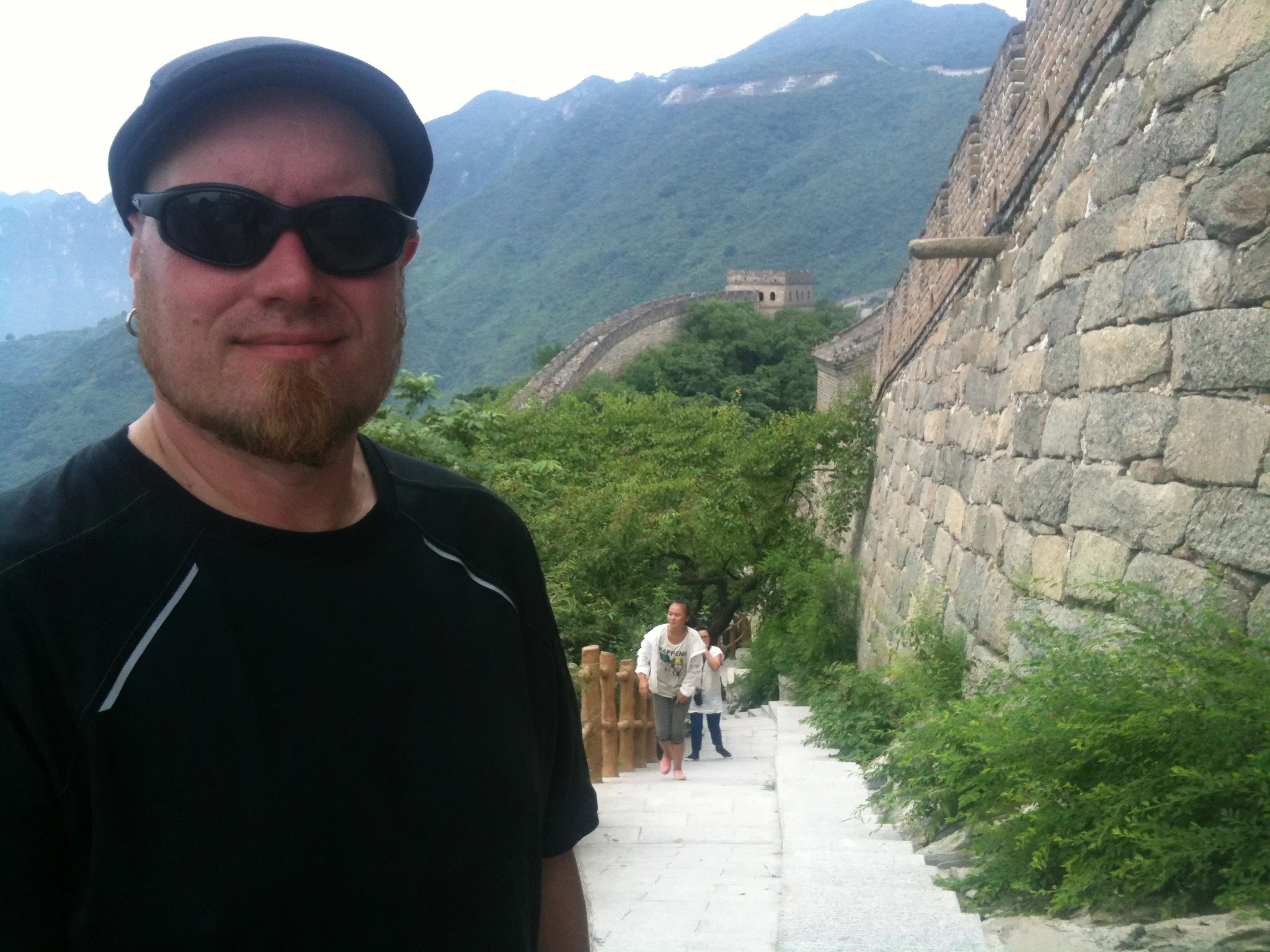 Michael Love at the Great Wall of China