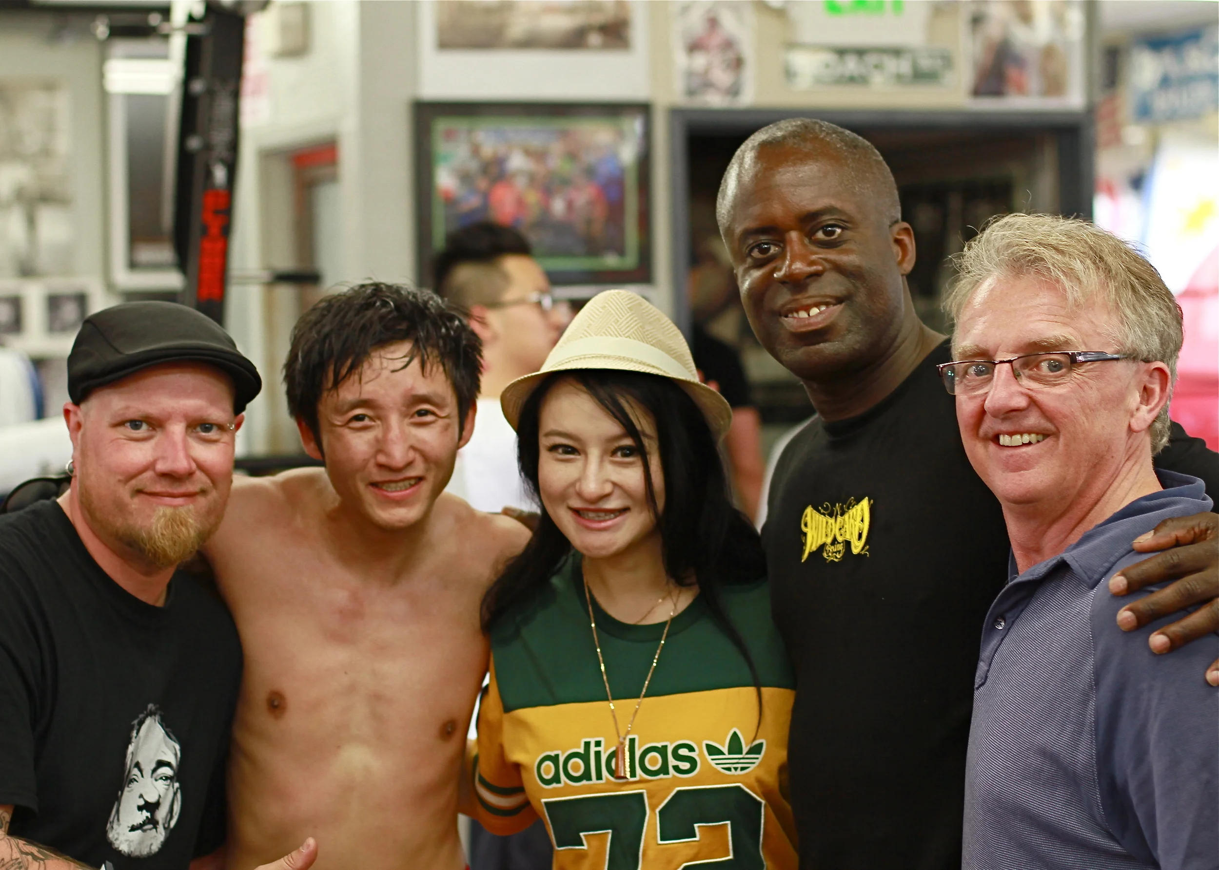 Left to Right: Michael Love, Zou Shiming, Ren Yingying, Ernest Jackson, Barry Donlevy