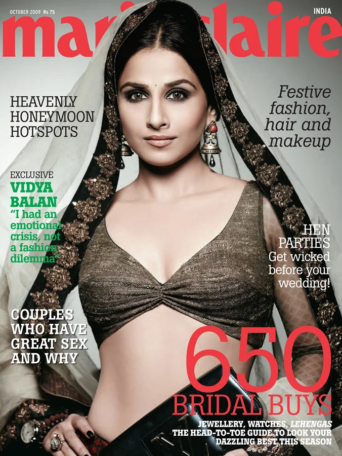 Marie Claire Vidya Balan