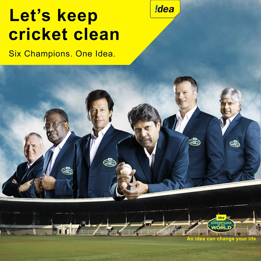 Idea Kapil Dev Imran Khan