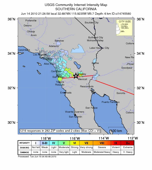 50s Rocker Jerry Lee Lewis was right! Whole Lot of Shakin' Going On!
Another earthquake this evening in Borrego Springs "shook us up" while we were watching the movie "An Education." This time there was some quick shaking followed by gentle rolling…