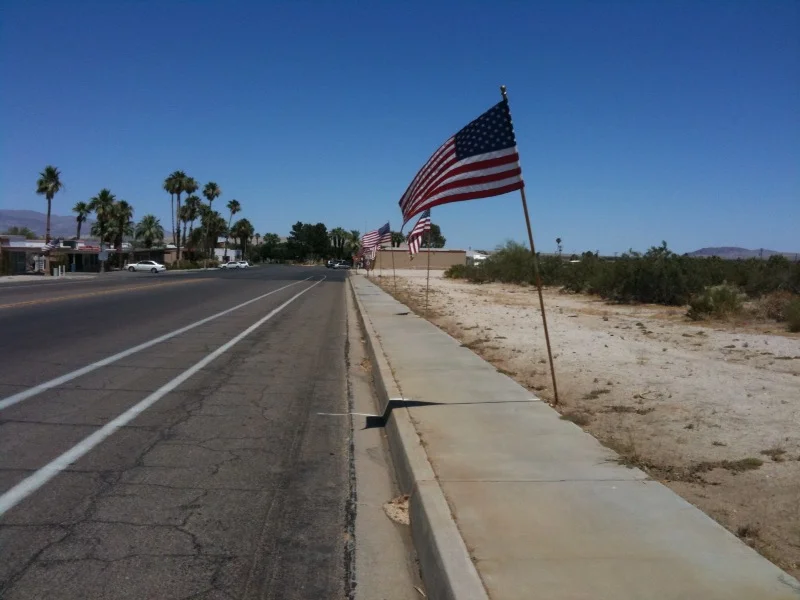 Flag Day in Borrego Springs------------ iSent from my iPhone