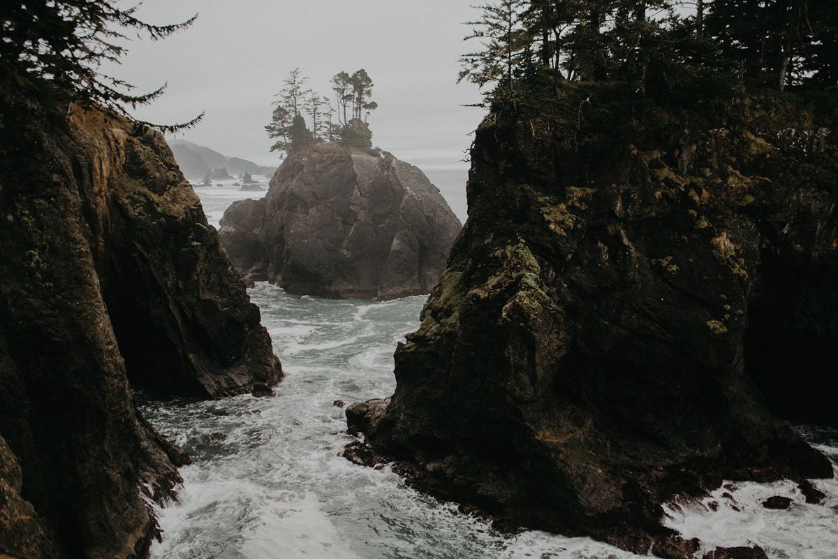 oregon coast elopement