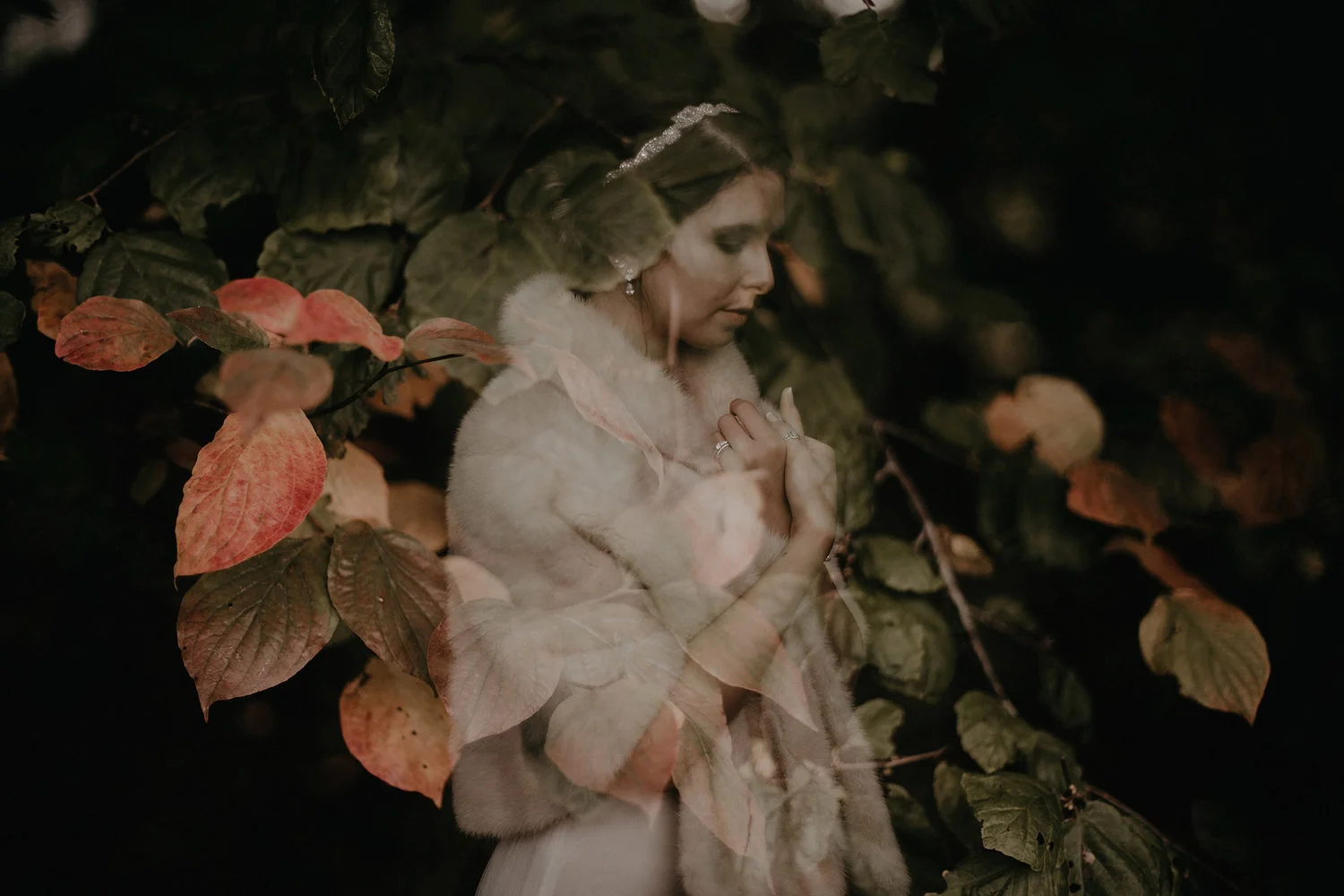 cuyahoga valley national park wedding double exposure
