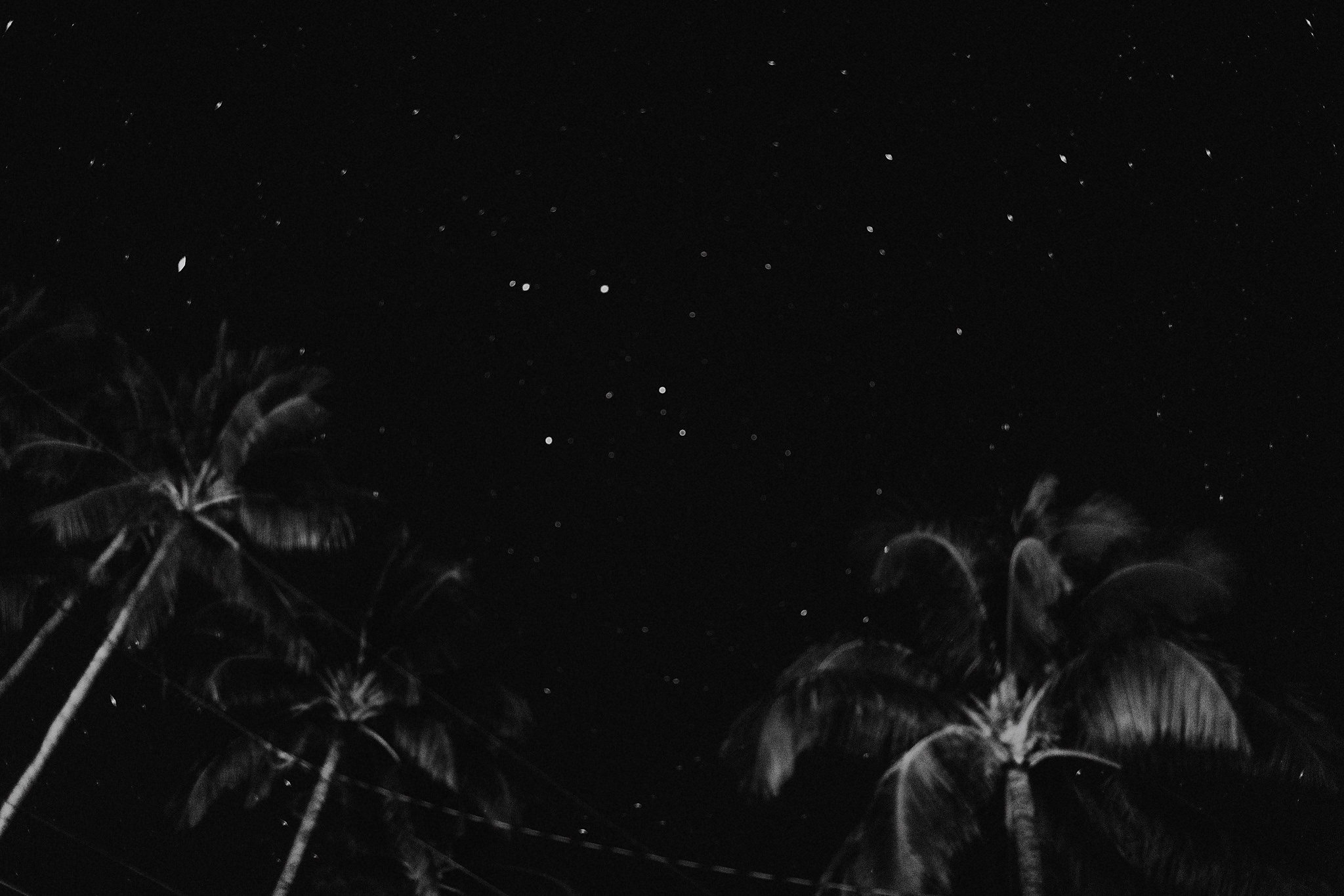 hawaii kauai elopement long exposure stars photo
