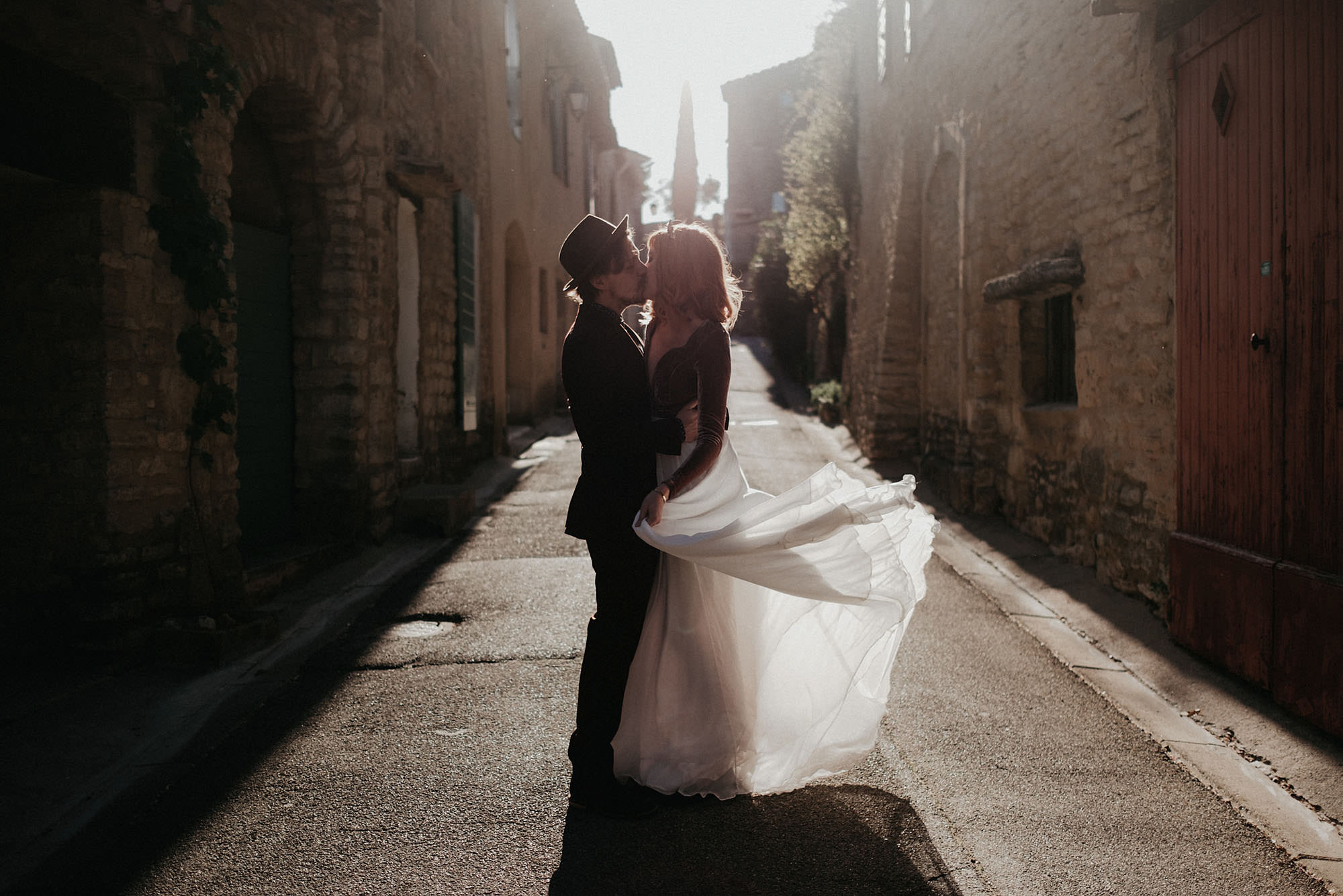 goult provence france elopement vow renewal couple portrait photo