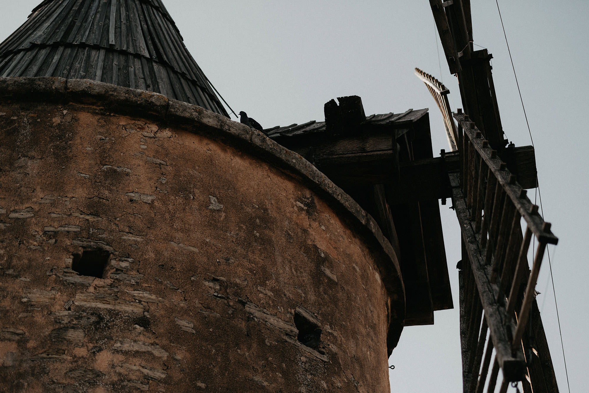 goult provence france windmill photo