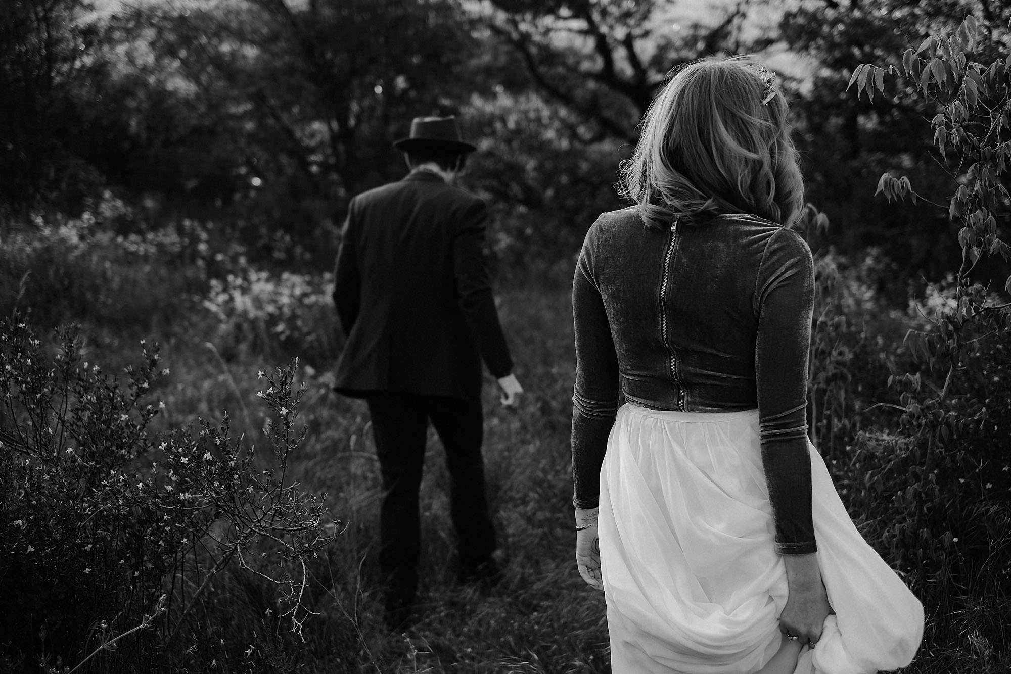 goult provence france elopement vow renewal couple walking photo