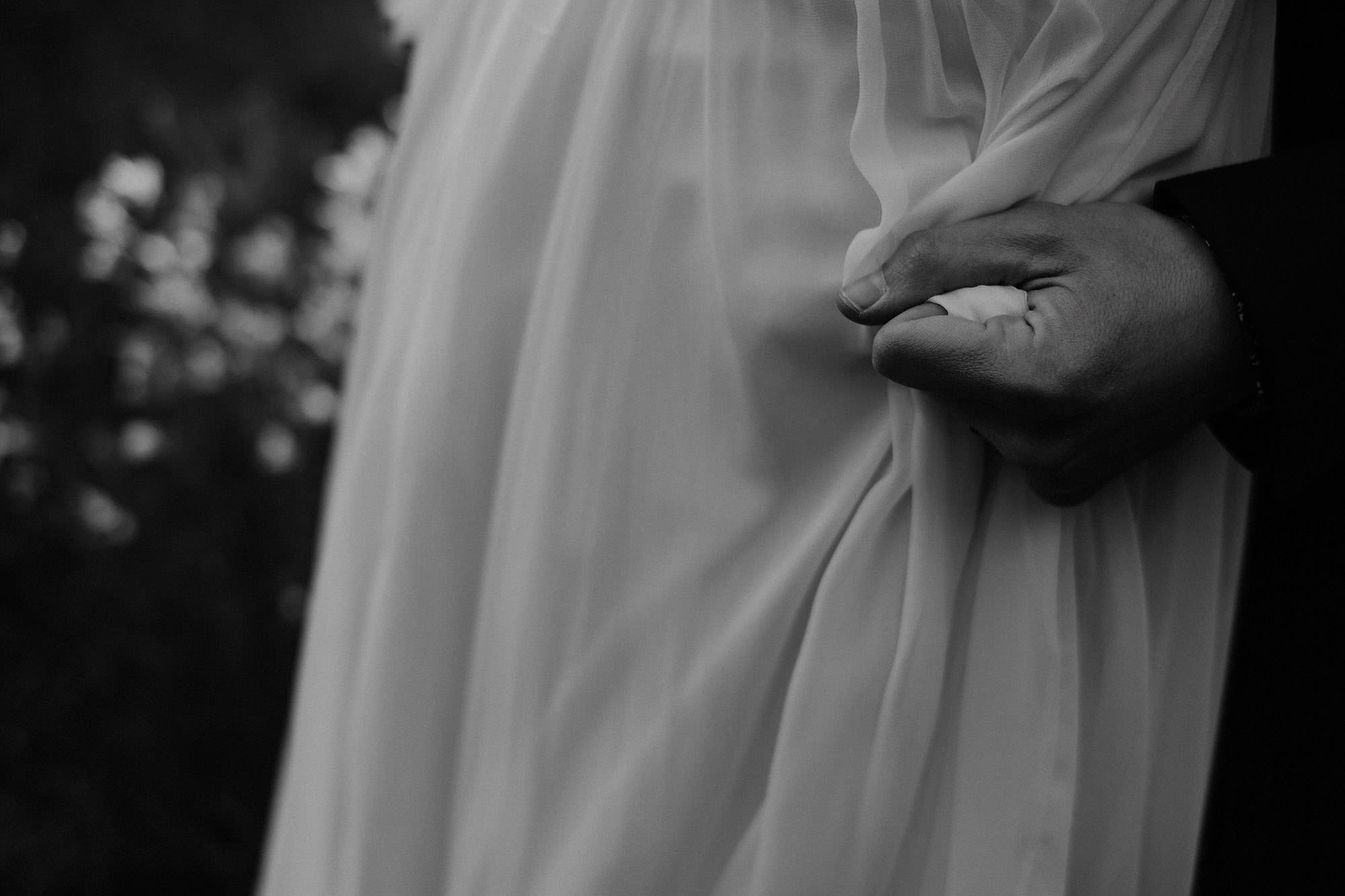 goult provence france elopement vow renewal couple dress hands photo