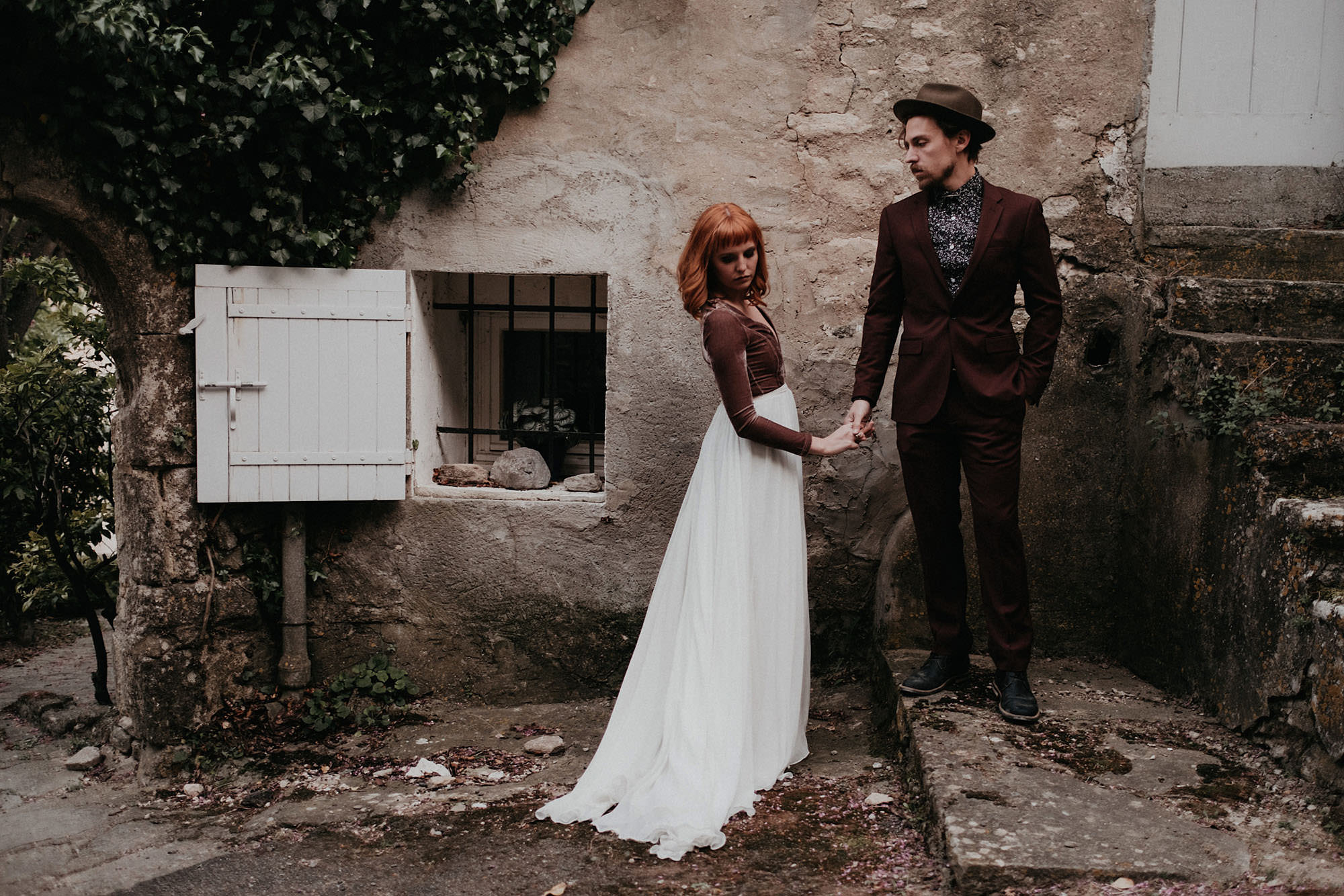goult provence france elopement vow renewal couple portrait photo