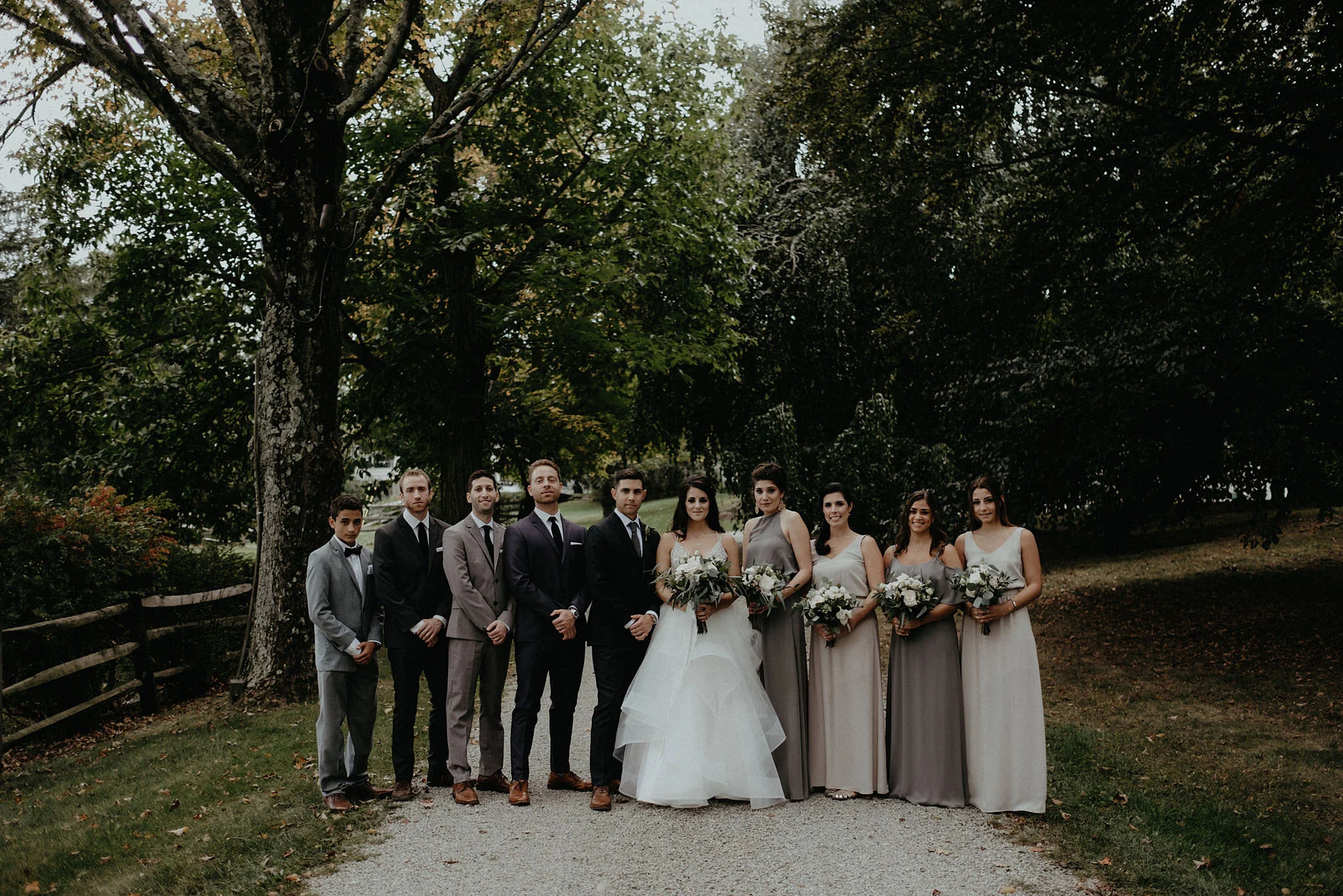 andover new jersey crossed keys estate adventure wedding photographer wedding party
