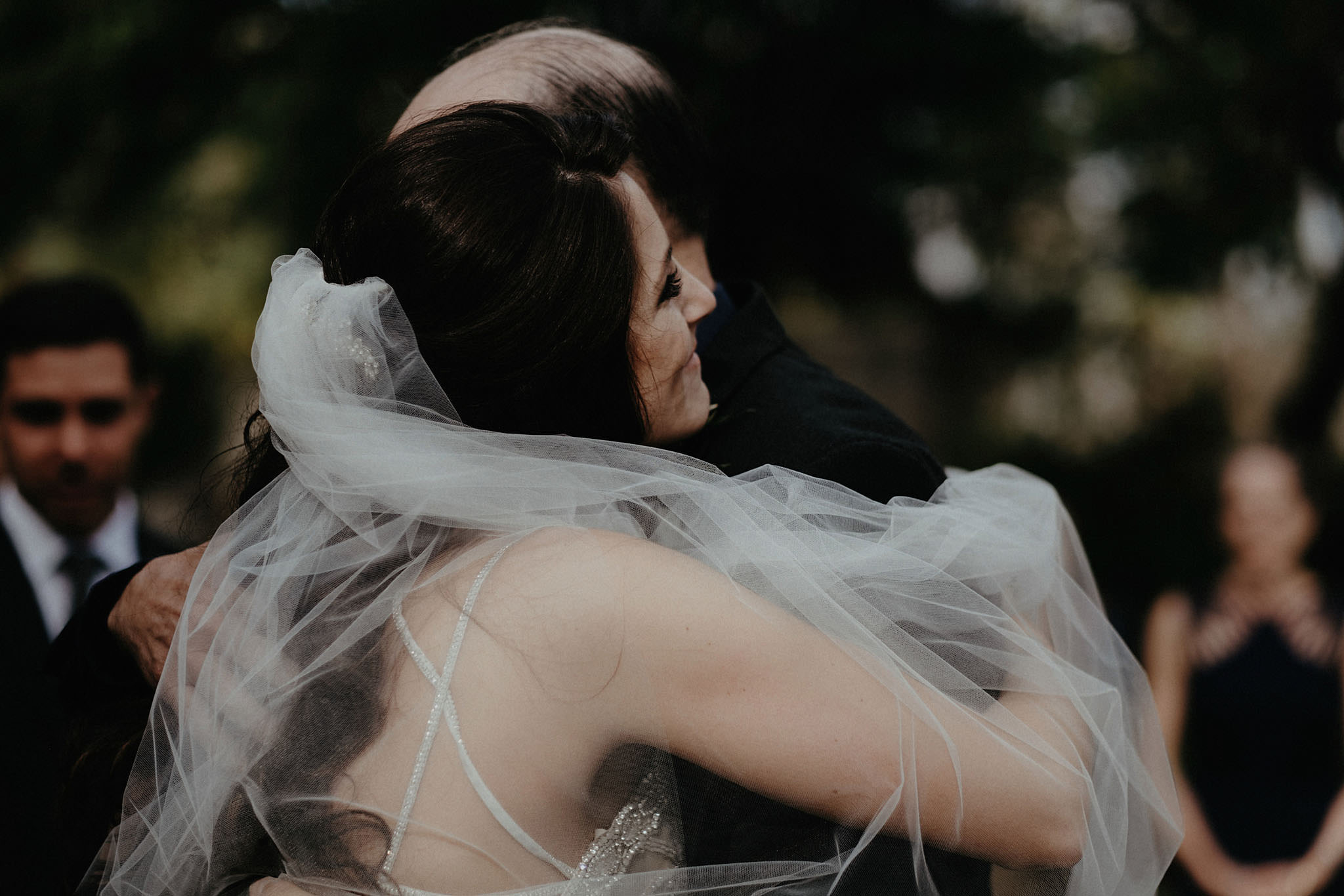 andover new jersey crossed keys estate adventure wedding photographer ceremony bride hugging father