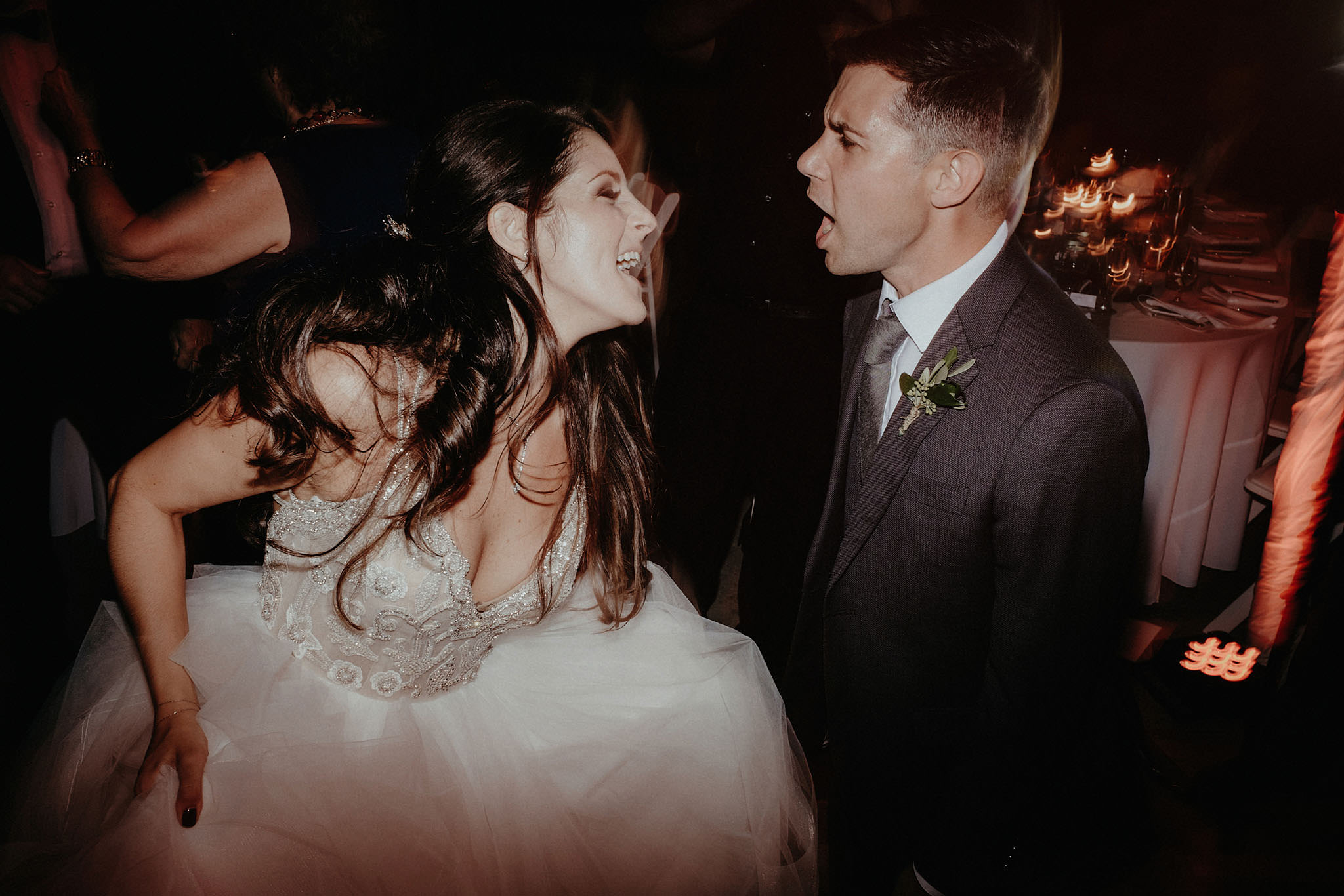 andover new jersey crossed keys estate adventure wedding photographer reception dancing bride groom singing