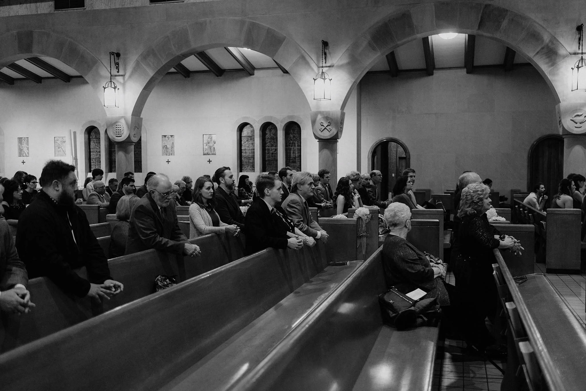 cincinnati warehouse wedding photographer cathedral church ceremony