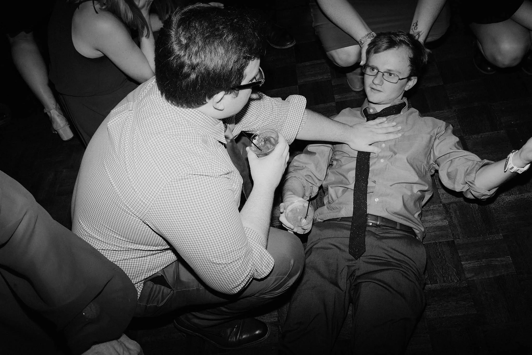 cincinnati warehouse wedding photographer reception dancing