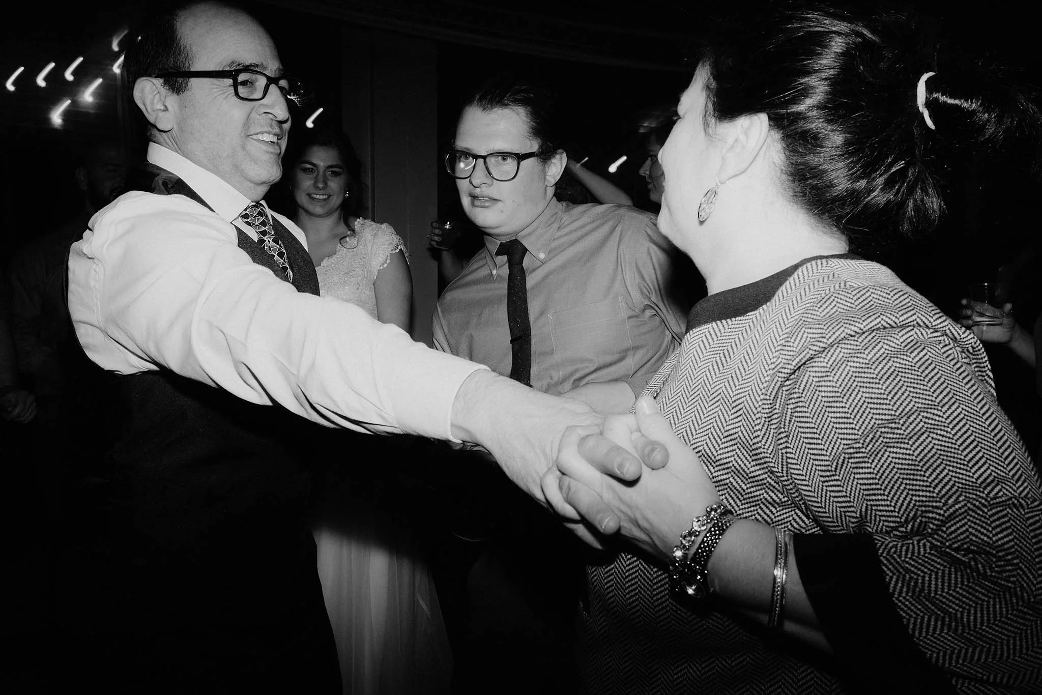 cincinnati warehouse wedding photographer reception dancing