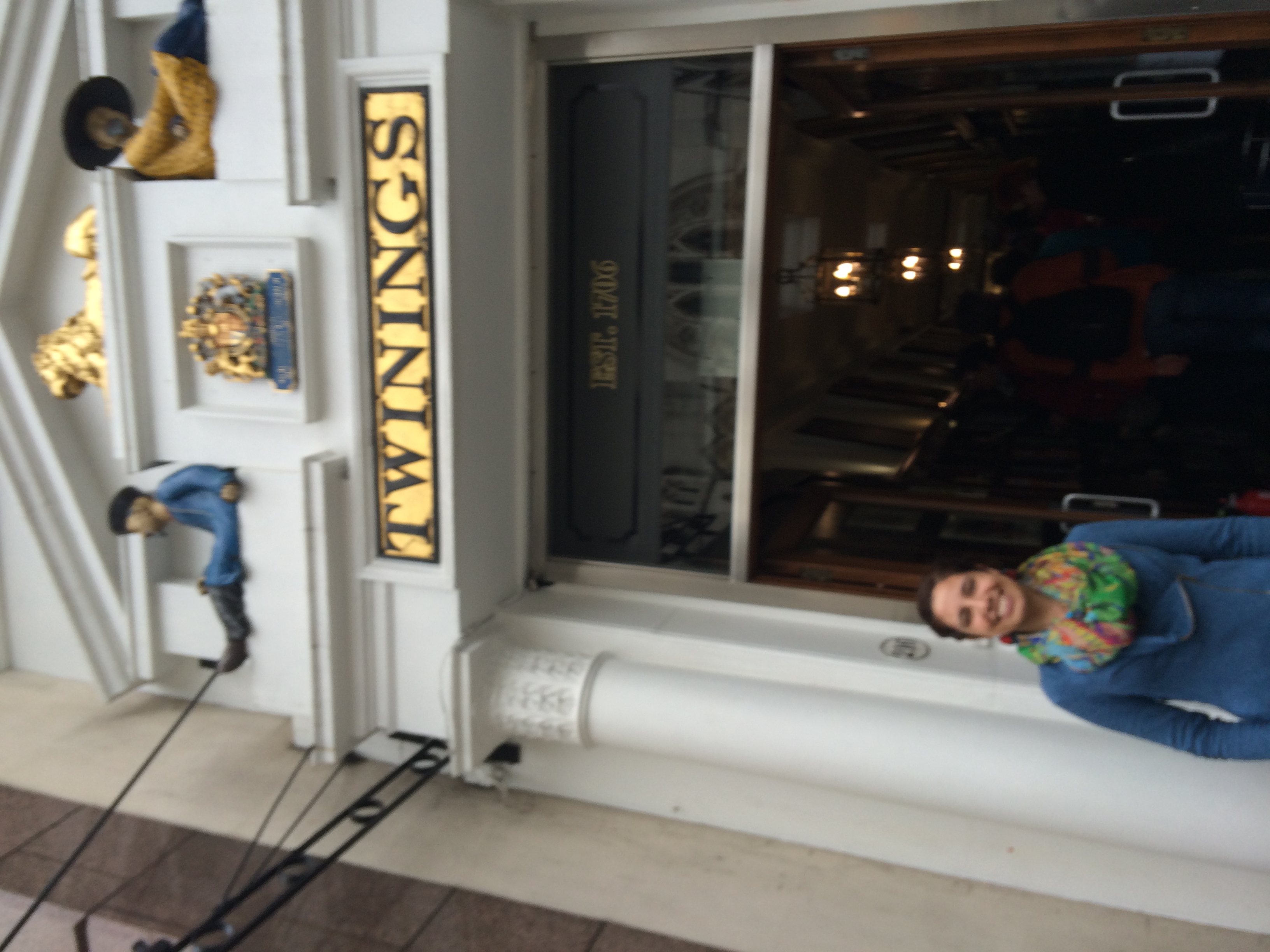 Outside Twinings!