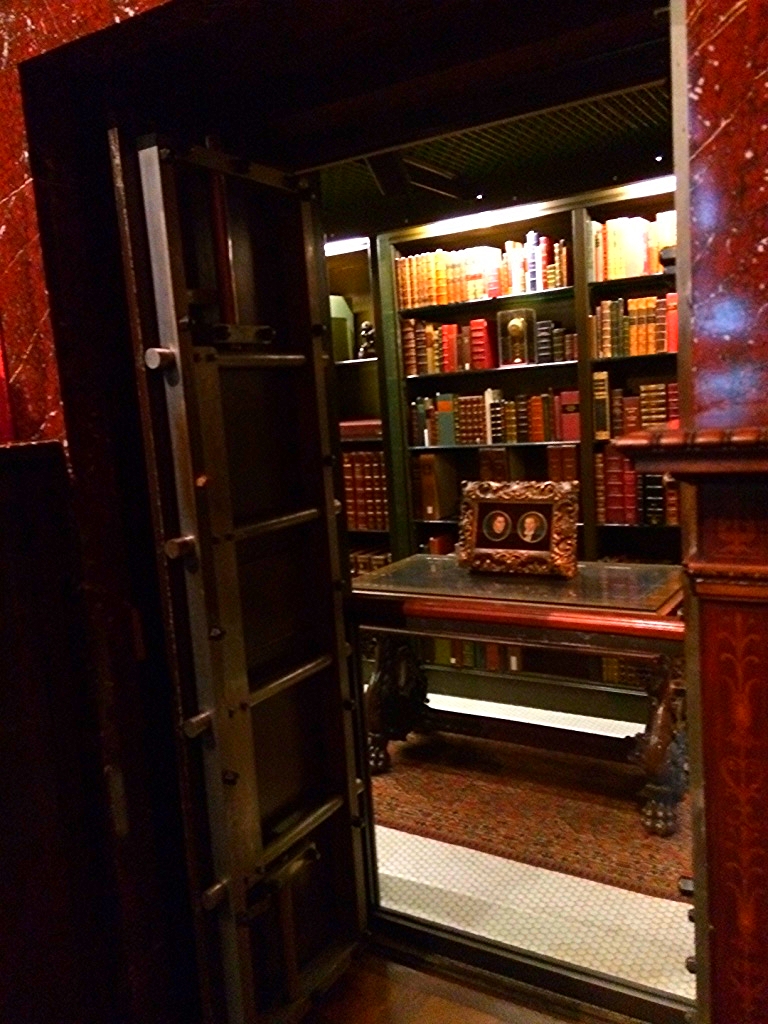 The secret vault where Morgan kept the most prized pieces of his collection.