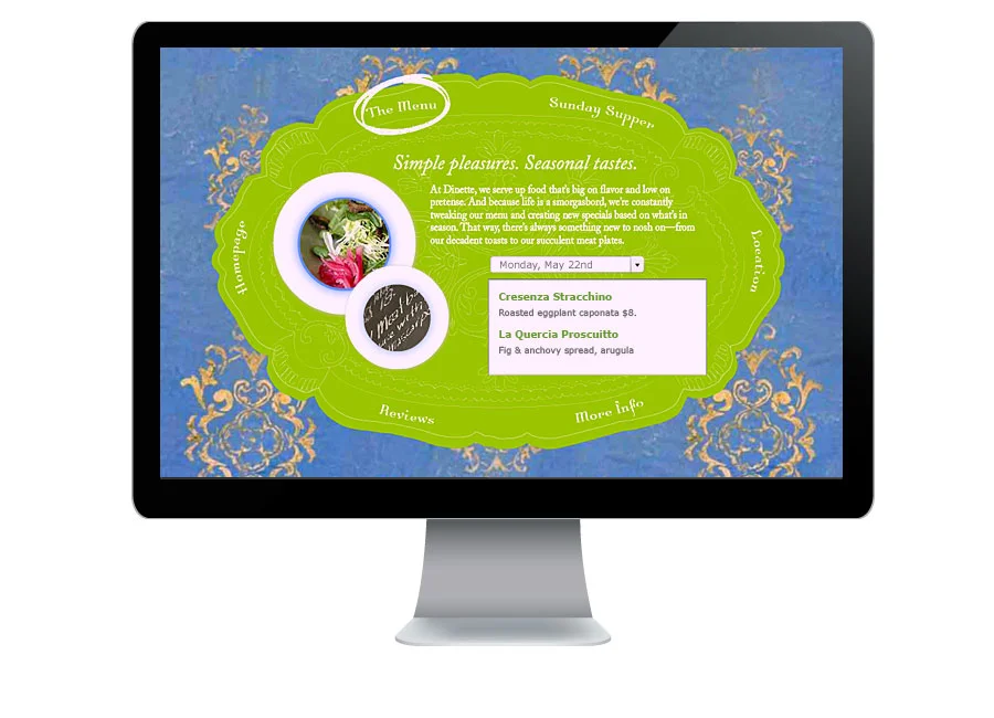   Website design and development  