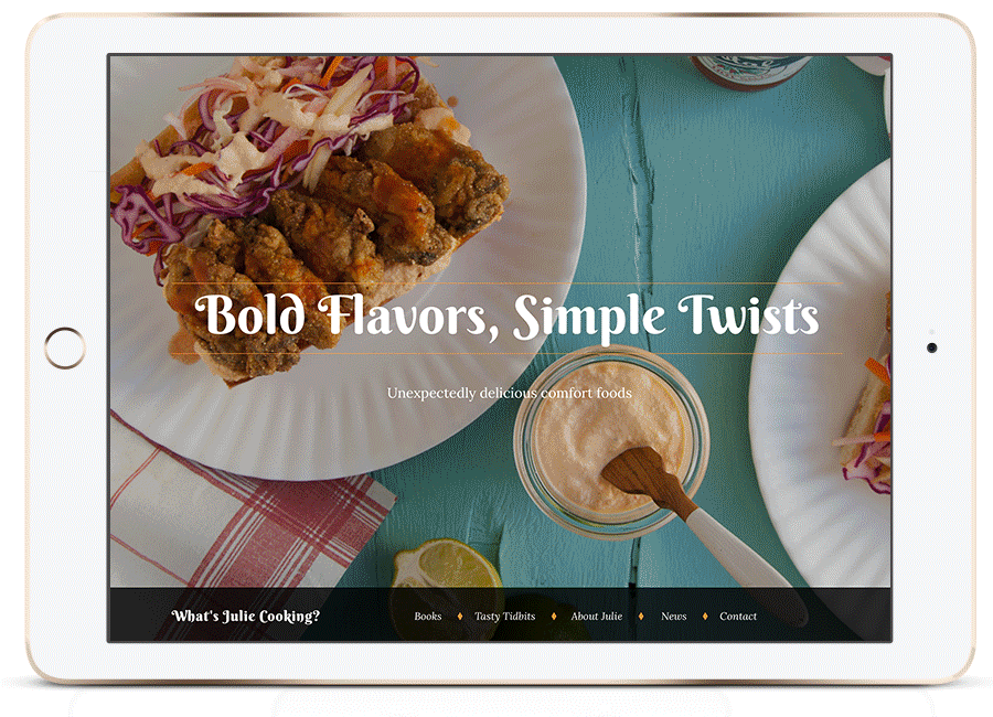 What's Julie Cooking? Book Author