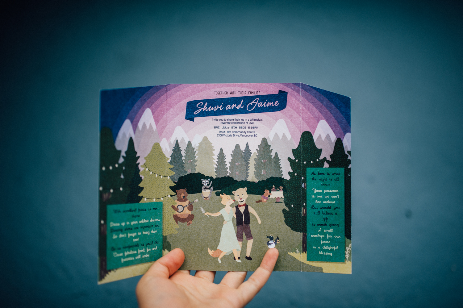 Fairy themed wedding