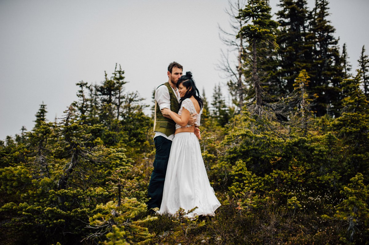 Adventurous Whistler wedding photography