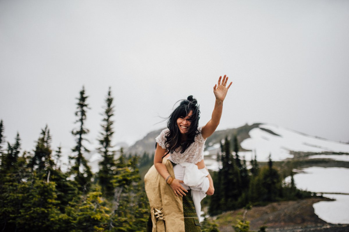 Magical mountain wedding