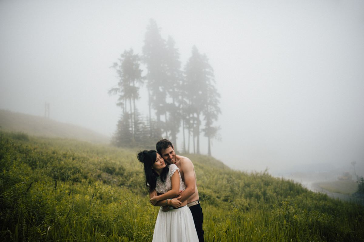 Artistic Blackcomb wedding photography