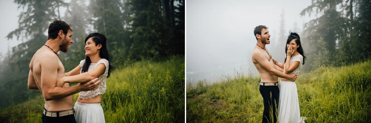 Magical Vancouver couple in love