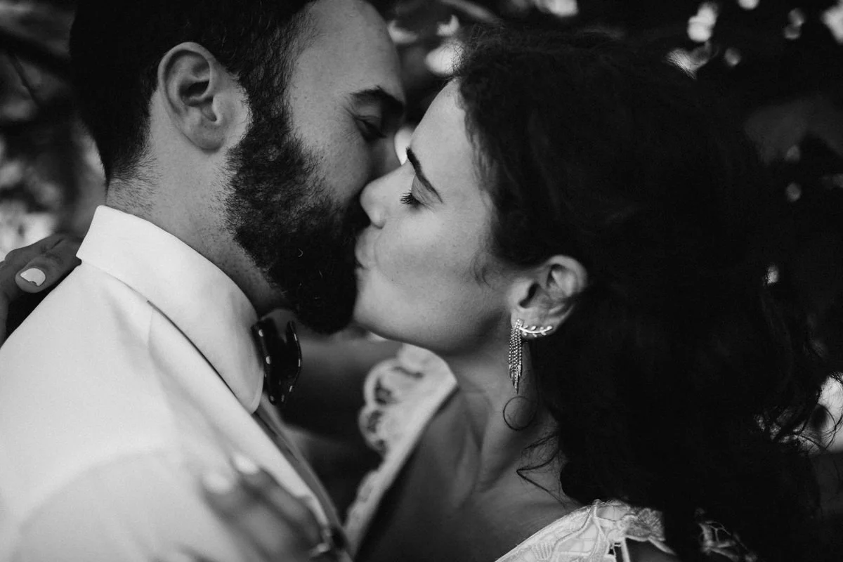 Creative wedding portraits